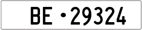 Truck License Plate
